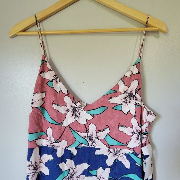NWT O'NEILL FLORAL V NECK TANK MAXI DRESS SIZE M - Picture 9 of 15